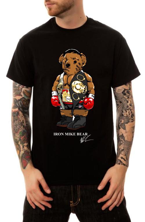 The Iron Mike Bear T-Shirt in Black