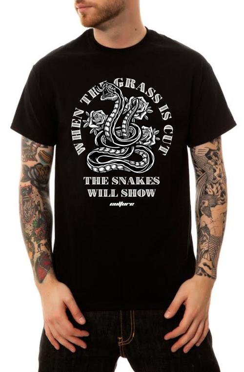 The Snakes T-Shirt in Black