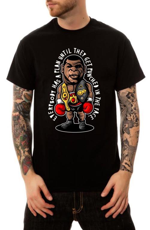 The Iron Mike Comic T-Shirt in Black