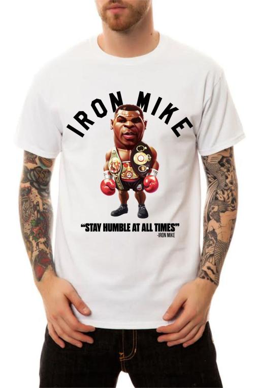 The Iron Mike Toon T-Shirt in White