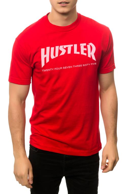 The Hustler 365 Tee in Red