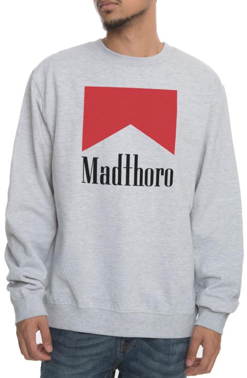 The Madthoro Crewneck Sweatshirt in Heather Grey