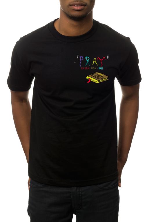 The Pray Everyday Tee in Black
