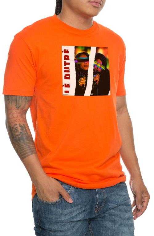 The Le Dutre Two Tee in Orange
