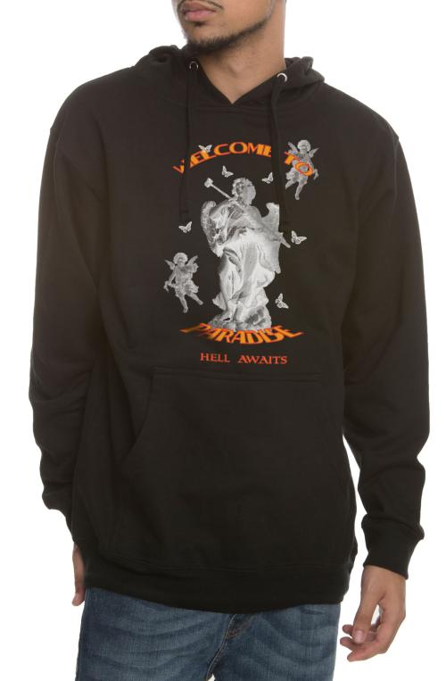 The Welcome to Paradise Hoodie in Black