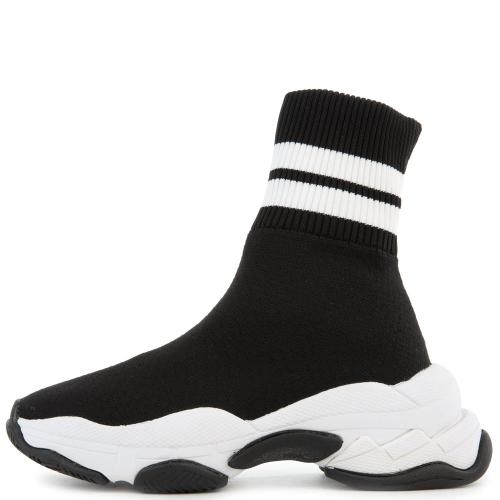 Sneakers in Tekno/Black-White
