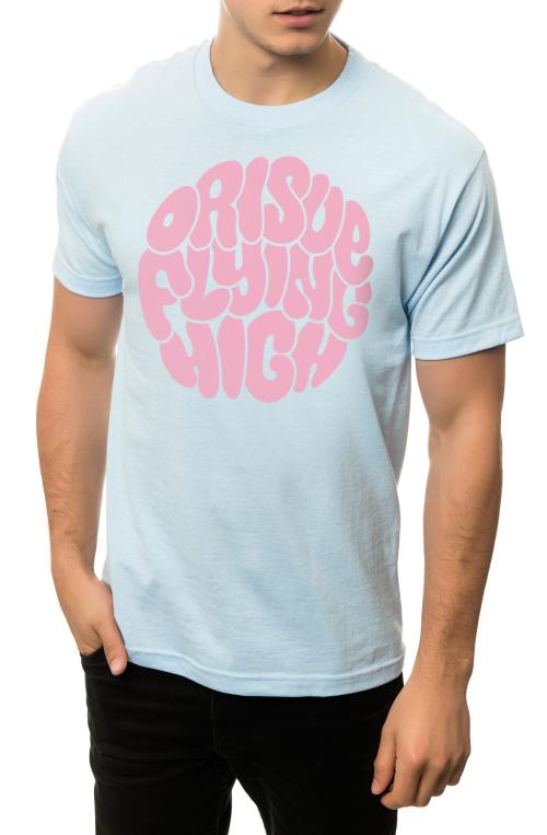 The Fly High Bubble Tee in Powder Blue