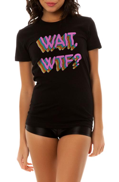 The Wait WTF Tee in Black