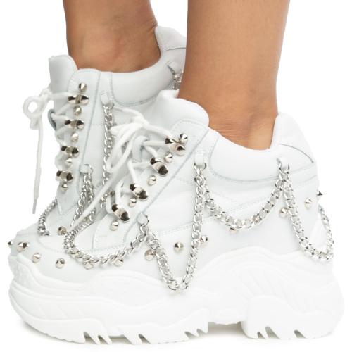 Space Candy Platform Sneakers with Studs