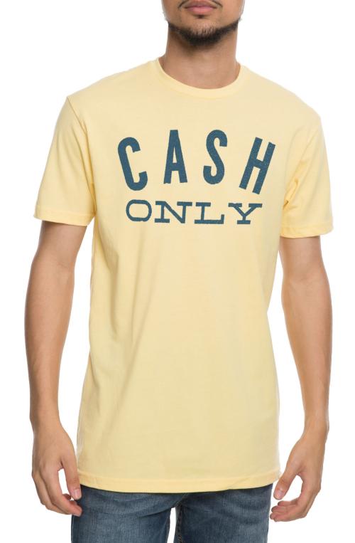 The Cash Only Tee in Banana Cream