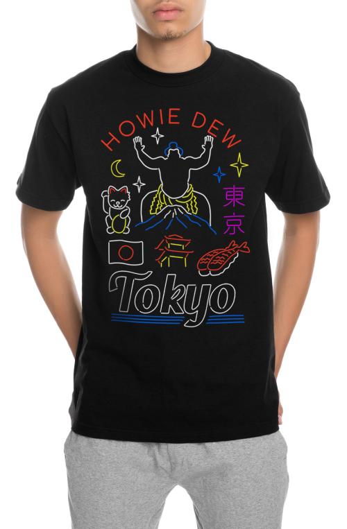 The Neon Tokyo Tee in Black