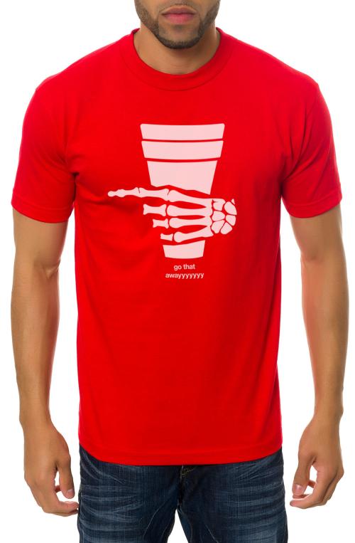 The Go That Way Tee in Red