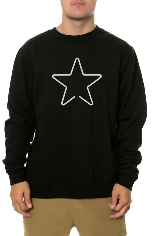The Star Crewneck Sweatshirt in Black