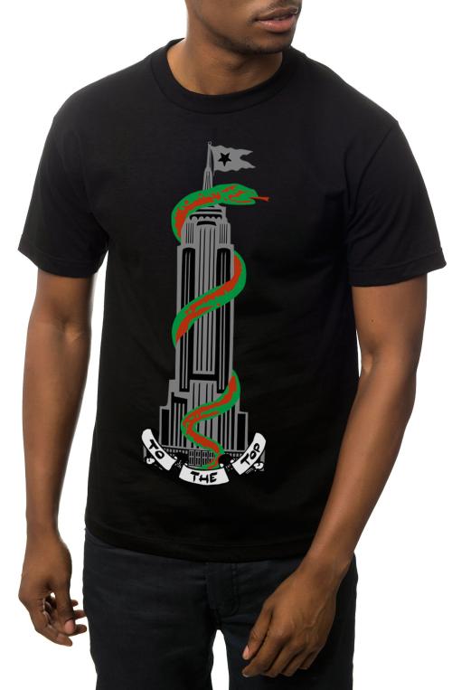 The Empire Snake Tee in Black