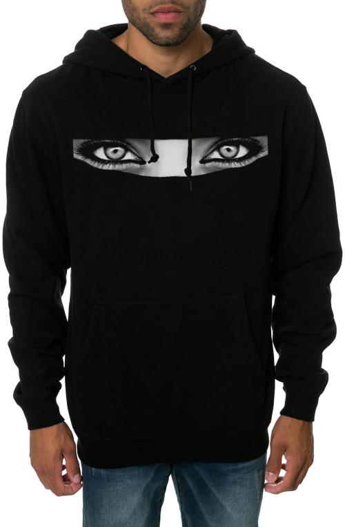 The Real Eyes Hoodie in Black