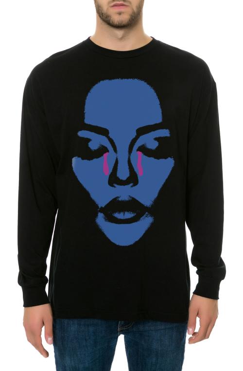 The Tearz Long Sleeve Tee in Black