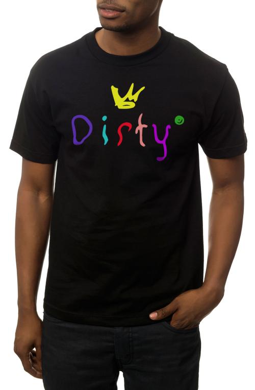 The Dirty C Tee in Black