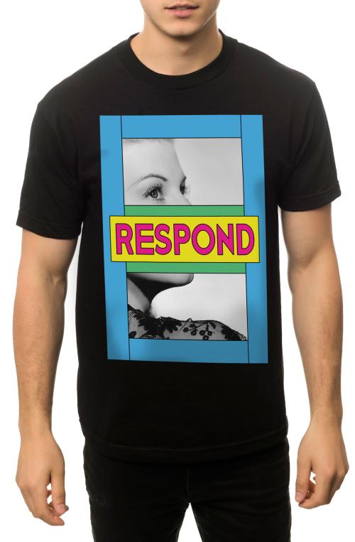 The Respond Tee in Black
