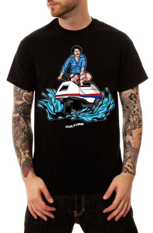 The Pablo Wavy T-Shirt in Black