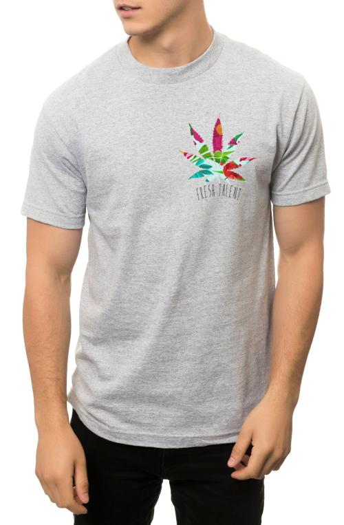 The Sativa Jersey Tee in Heather Grey