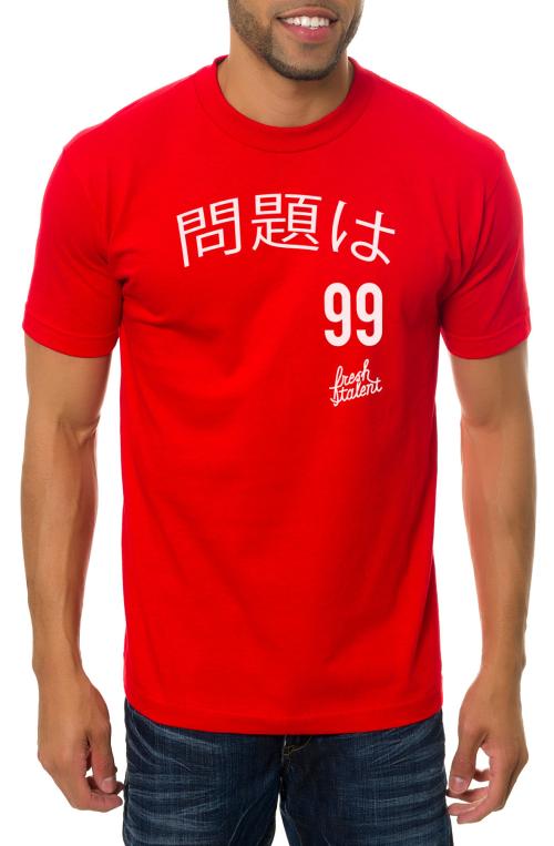 The 99 Probs Jersey Tee in Red