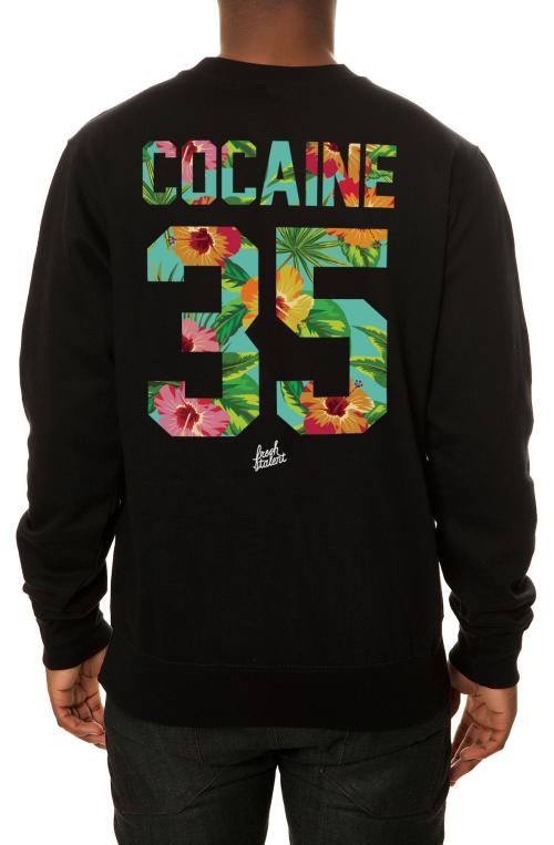 The Diet Plan Jersey Crewneck Sweatshirt in Black