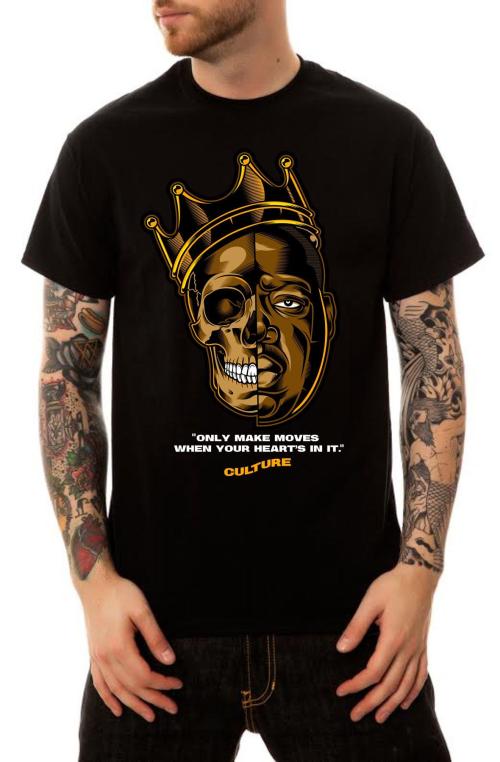 The Biggie Crown T-Shirt in Black