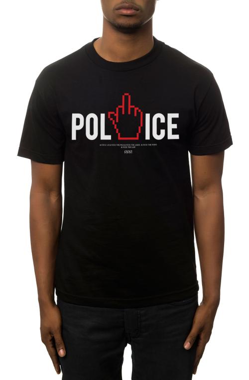 The Police Tee in Black
