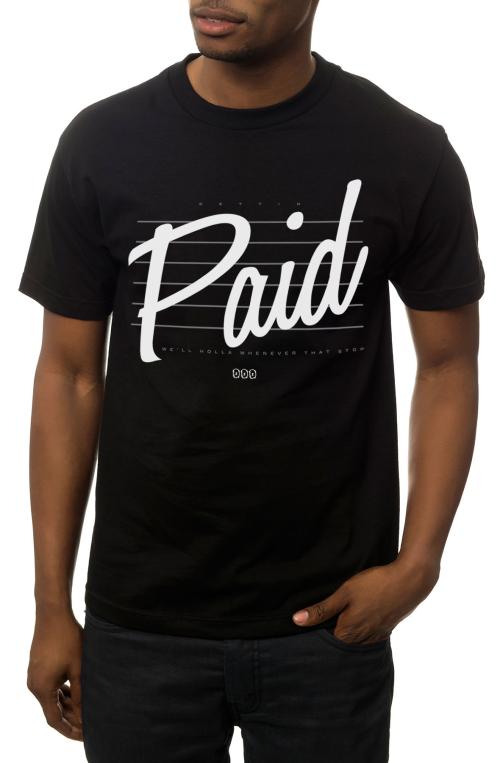 The Paid Tee in Black