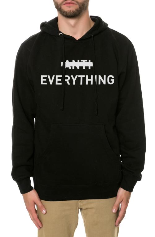 The Anti Everything Hoodie in Black