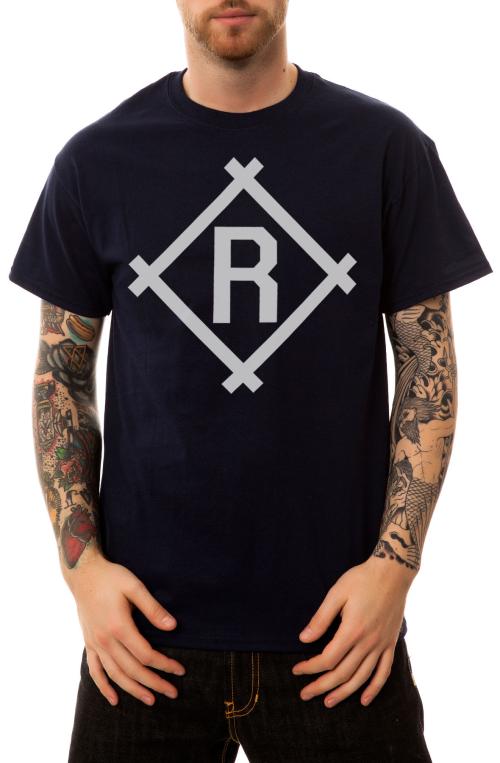 The Crooklyn R Tee in Navy