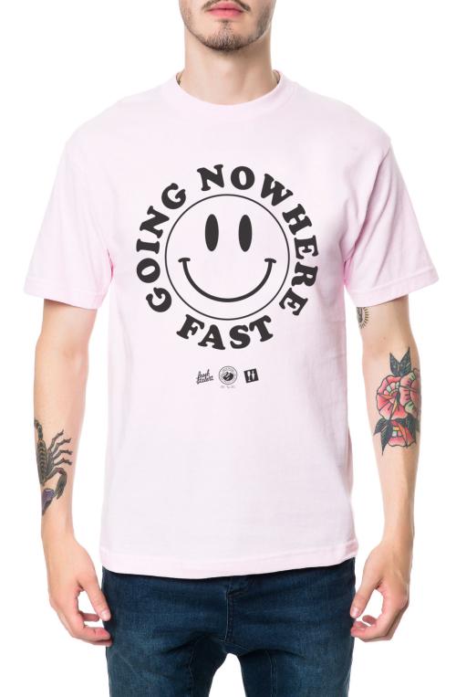 The Nowhere Fast Tee in Pink