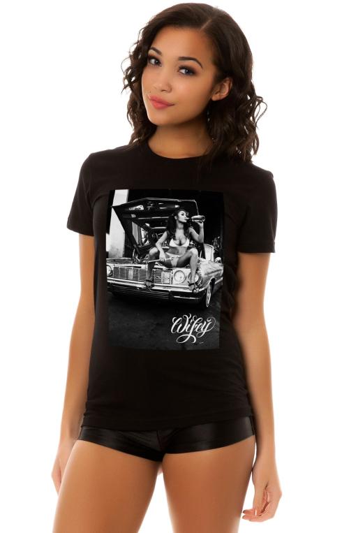 The Estevan Wifey 1 Tee in Black