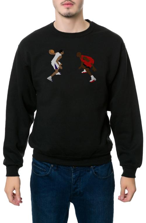 The Crossover Crewneck Sweatshirt in Black