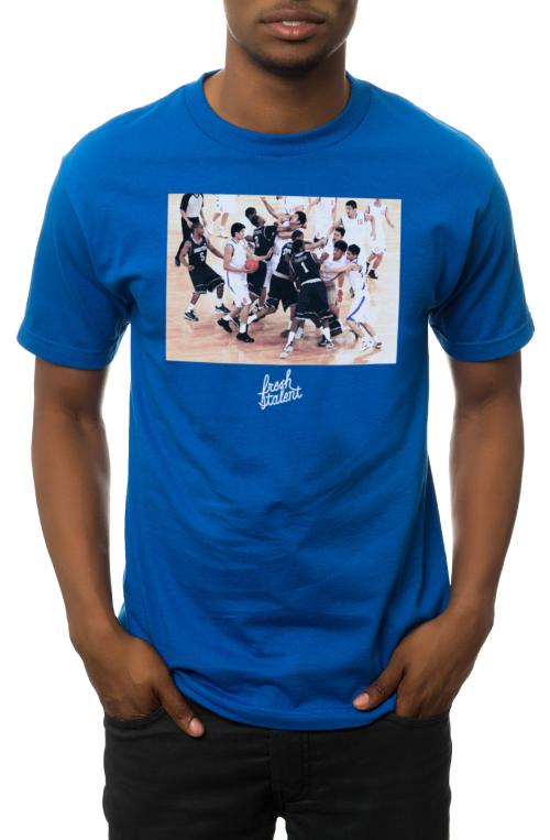The Basketbrawl Tee in Blue