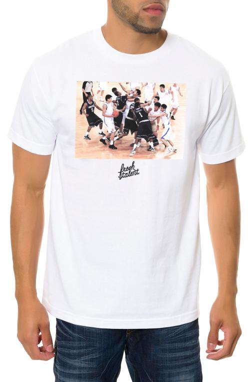 The Basketbrawl Tee in White