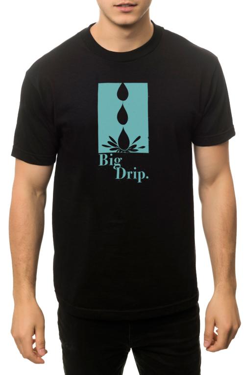 The Big Drip Tee in Black