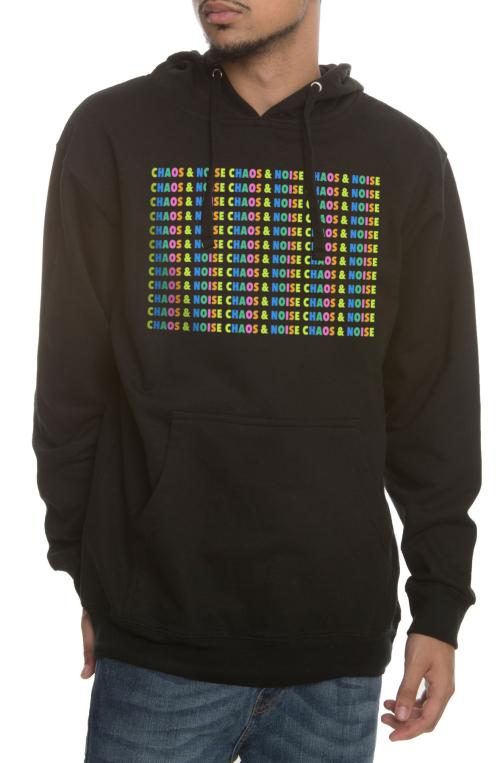 The Chaos and Noise Hoodie in Black