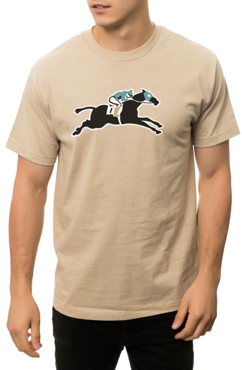 The Racehorse Tee in Sand