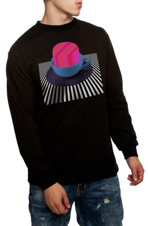The Drink That Transcends Long Sleeve Tee in Black