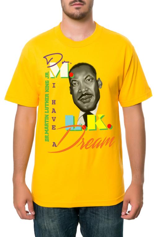 The MLK Dream Tee in Gold