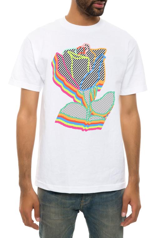 The Scribbling Away Tee in White