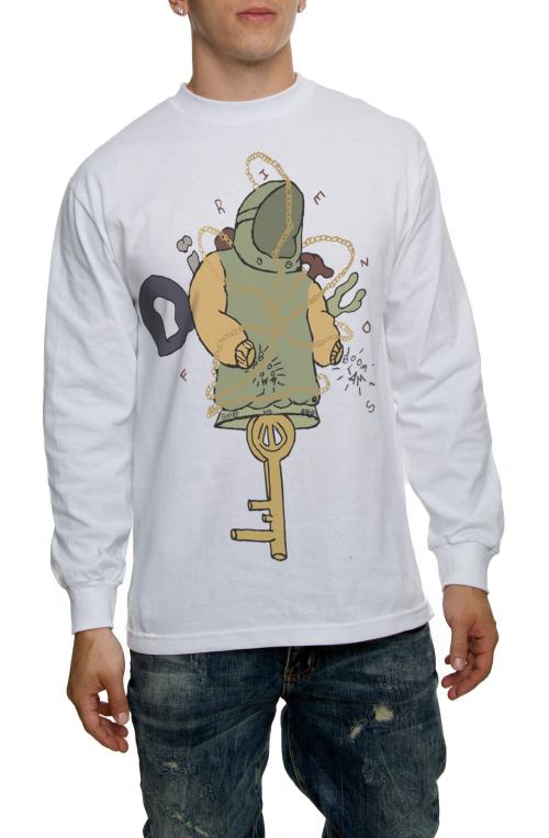 The Bond Long Sleeve Tee in White