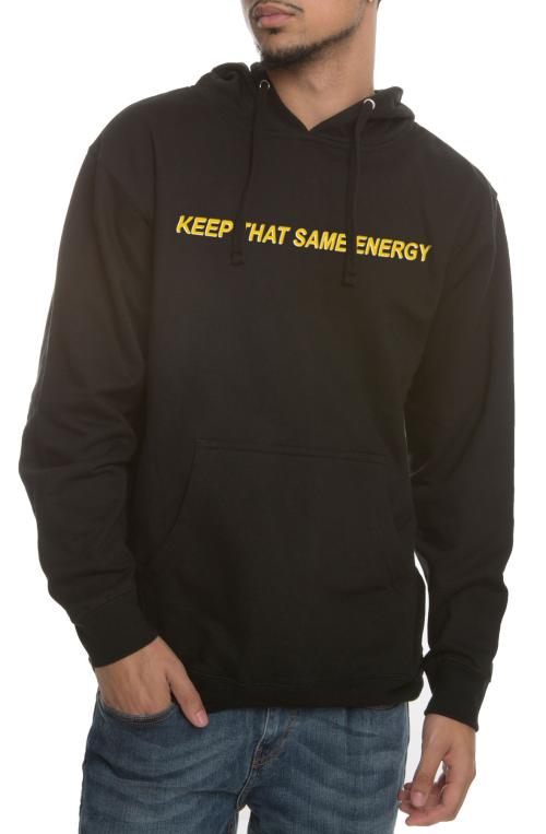 The Keep the Same Energy Hoodie in Black