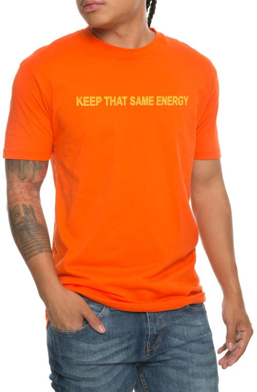 The Keep the Same Energy Tee in Orange