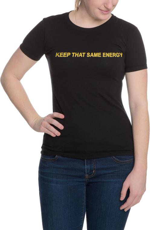 The Keep the Same Energy Tee in Black