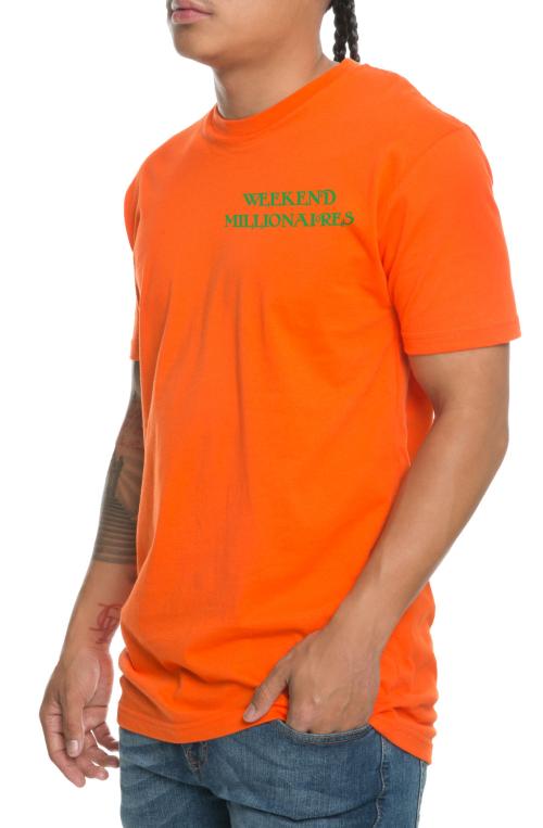 The Happy Pills Tee in Safety Orange
