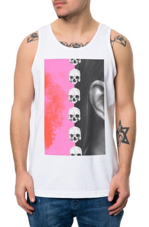 The Glimpses Tank Top in White