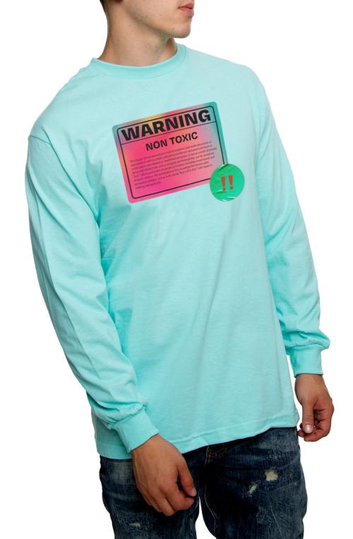 The Non Toxic Long Sleeve Tee in Celadon
