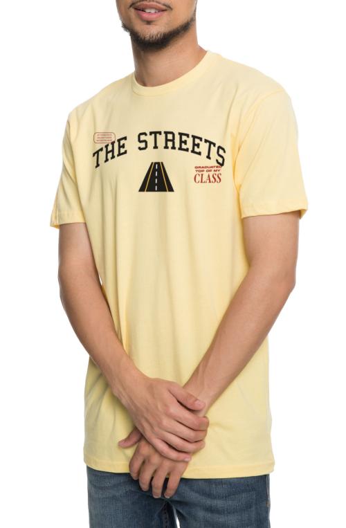 The Street Graduate Tee in Banana Cream